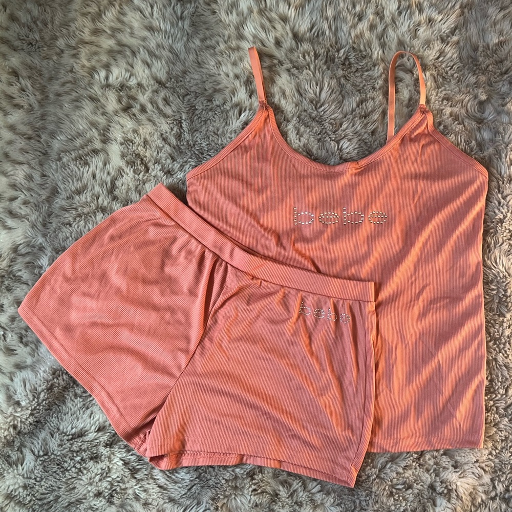 Bebe Coral Intimates Set